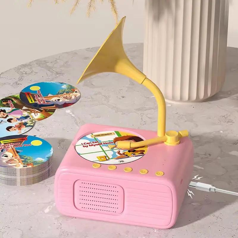 StoryTunes Junior – Children’s Phonograph Music & Story Player with 96 Learning Cards