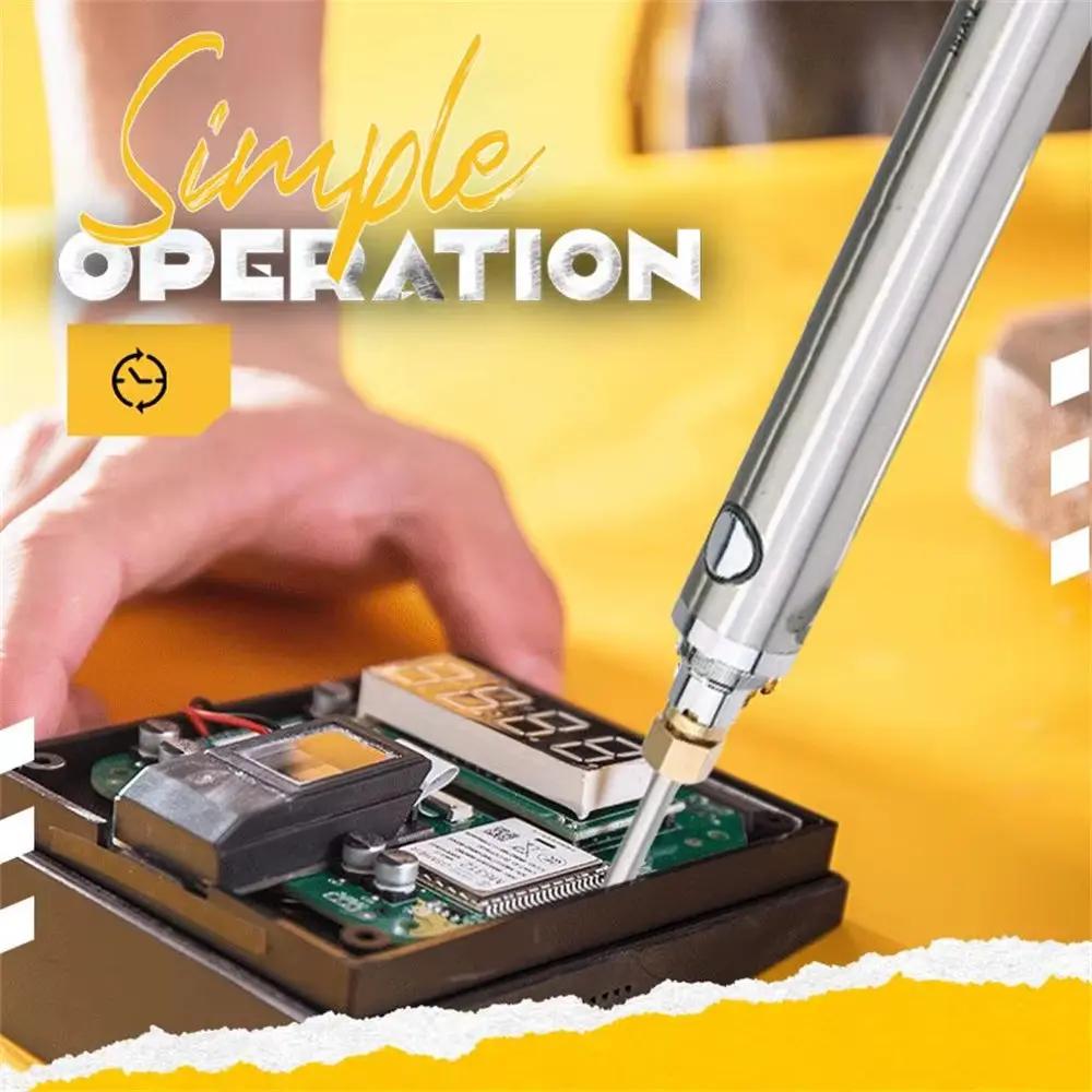 PrecisionPro 510 USB Mini Soldering Iron – Portable, Battery-Powered Tool for Jewelry Repair & Precision Work