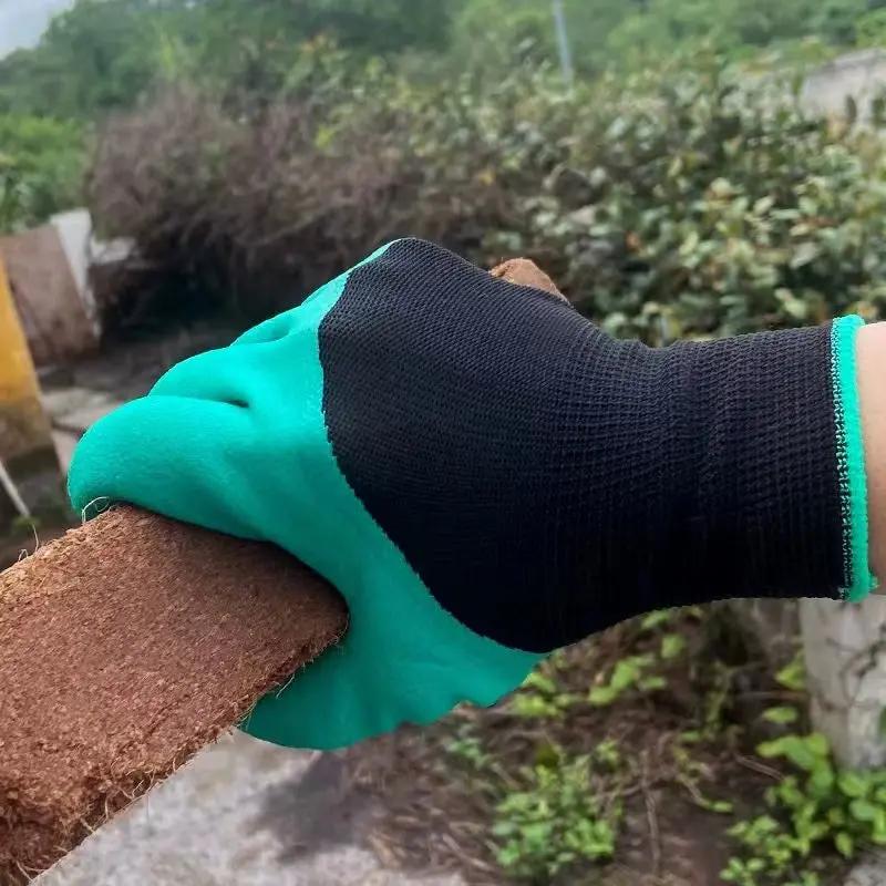 ClawMaster Garden Gloves – Digging & Planting Gloves with Non-Slip Grip and Built-In Claws