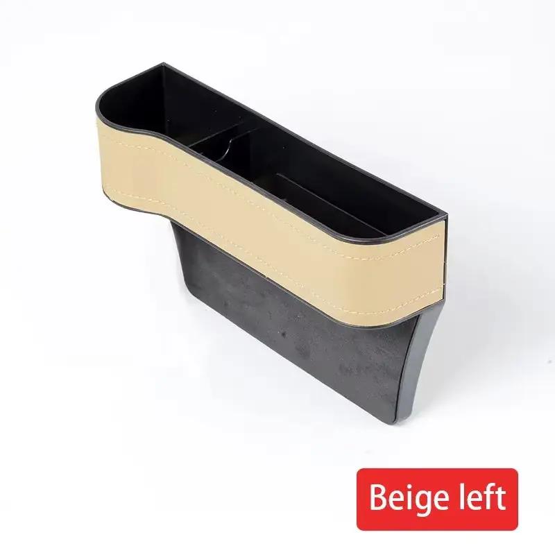 LuxPocket™ Leather Car Seat Gap Organizer – Declutter Your Drive in Style