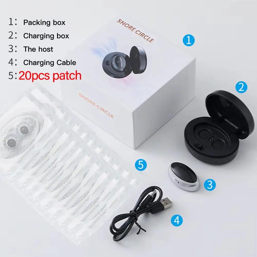 SmartSnore™ 5-Pair EMS Anti-Snoring Device – Breathe Easy, Sleep Deep