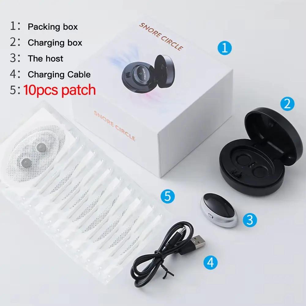 5Pair Smart Anti-Snoring Devices Magnetic anti Snore EMS Easy Breathe Improve Sleeping Aid Apnea Guard Night Device Dropshipping