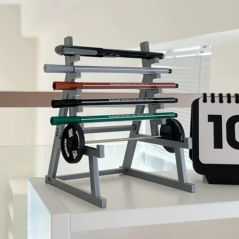 Barbell Pen Holder – Lift Your Desk Game!