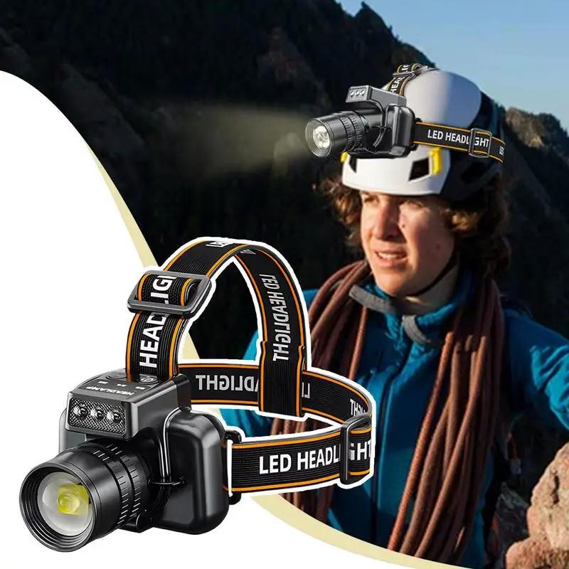 BeamLite™ Rechargeable LED Headlamp – High-Power Forehead Torch for Outdoor Adventures