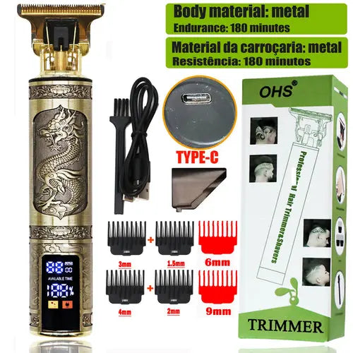 Hot Sale Vintage T9 Electric Cordless Hair Cutting Machine