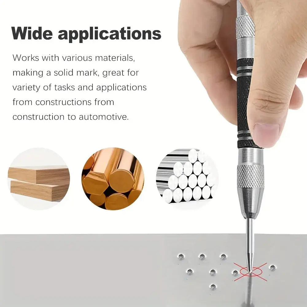 Automatic center punch locator center punch automatic center punch