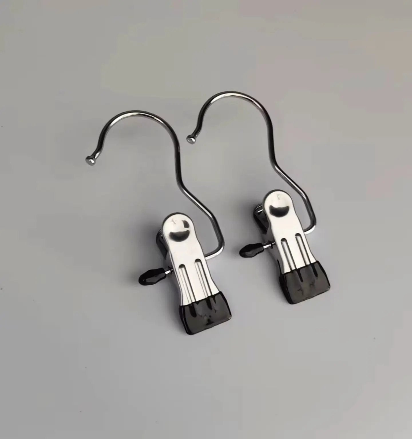 SpaceSaver 360° Rotating Boot Hanger – Portable & Space-Saving Stainless Steel Clip for Closet & Travel