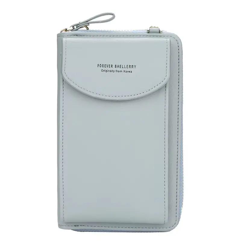 Elegance On-the-Go – Luxe PU Leather Crossbody Shoulder Bag with Phone & Card Organizer