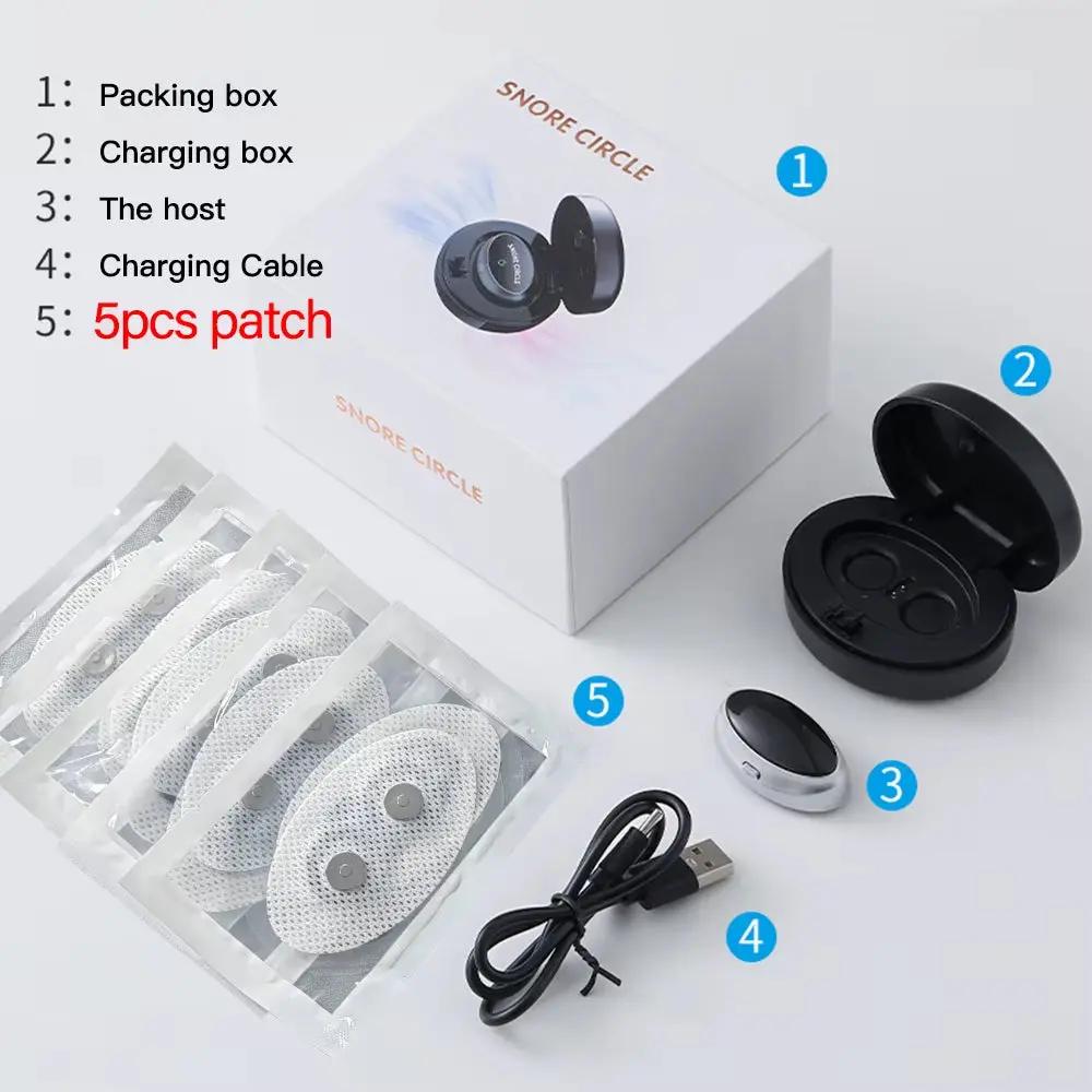 SmartSnore™ 5-Pair EMS Anti-Snoring Device – Breathe Easy, Sleep Deep