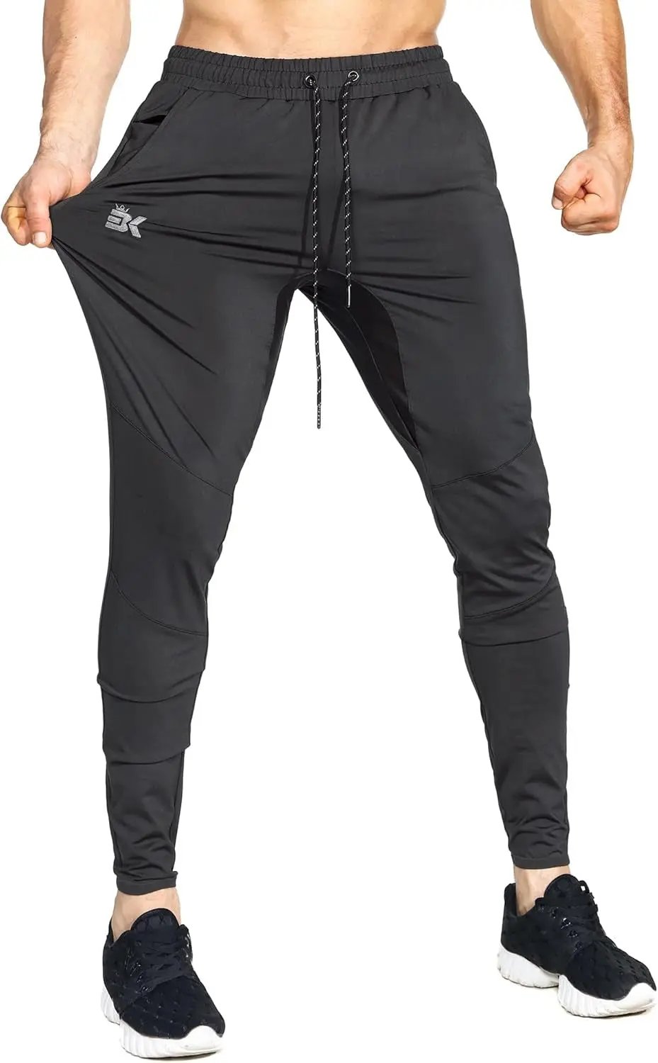 Mens Lightweight Gym Jogger Pants,Men'S Workout Sweatpants with Zip Pocket